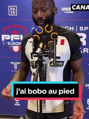 A post by @cestmoilevraisylvain on TikTok caption: #boboaupied #doumbevsbaki #pfl #doumbe #pflparis 