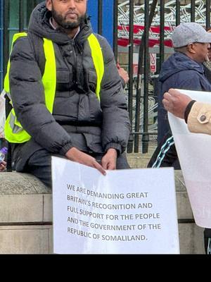 A post by @ladybosskay on TikTok caption: 09/03/2024 reer Somaliland in London today 💚🤍❤️#somaliland #somalilandtiktok💚🤍❤ 