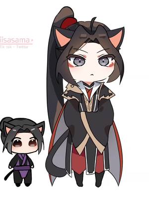 A post by @iisasama on TikTok caption: mu qing+feng xin= Jiang cheng #fengqing #muqing #jiangcheng 