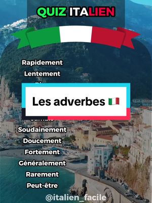 A post by @italien_facile on TikTok caption: Quiz italien 🇮🇹 #quizitalien #apprendrelitalien #italienfacile #coursditalien #italienpourdebutants 