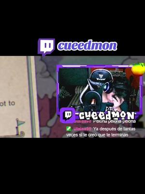 A post by @cueedmon on TikTok caption: Así comenzó el dolor de cabeza! 😅😅 #xyzbca #twitch #streamerclip #humor #cuphead 