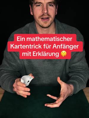 A post by @yannick.magic on TikTok caption: Funktioniert immer,solange du den Schritten folgst ☝️😯 #tutorial #karten #kartentrick #magie #zauber #mathe 