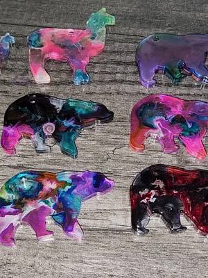 A post by @savannahdillie on TikTok caption: an they say you can't use alcohol ink with uv resin.... wanna bet.... savannahs car decal creations (facebook) 