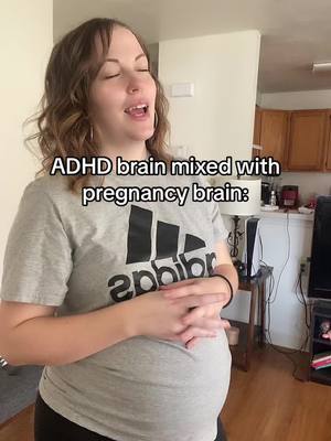 A post by @katiebabyy32 on TikTok caption: #adhd #pregnancybrain #pregnant  #trendingsound #fypシ 