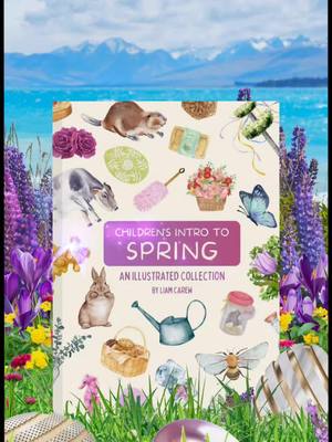 A post by @liamtheewitch on TikTok caption: "Children's Intro to Spring: The Illustrated Collection" is available now! This book combines my two paperbacks - based on #Ostara and #Beltane - into one hardcover with exclusive content and pages! Link in bio or available on Amazon!  #pagan #witchtok #paganparents #wheeloftheyear 