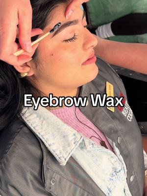 A post by @daniellelarocca on TikTok caption: Eyebrow Wax ⭐️🥰 #estheticiantiktok #esthetics #estheticianstudent #brows #browwax #browwaxing #waxing #hardwax #estheticianintraining 