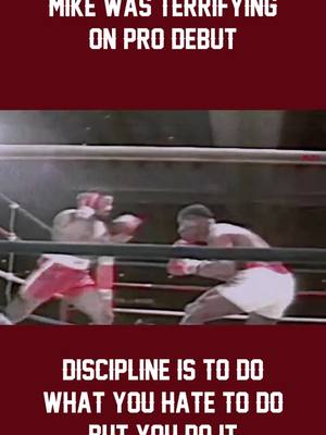 A post by @ironmikeboxingclub on TikTok caption: Mike Tyson's Professional debut against Hector Mercedes. The fight was over before it began - Mike Was Terrifying On Pro Debut #boxing #miketyson #boxingfans #heavyweightboxing #ironmike #ironmiketyson #boxing🥊 #tyson