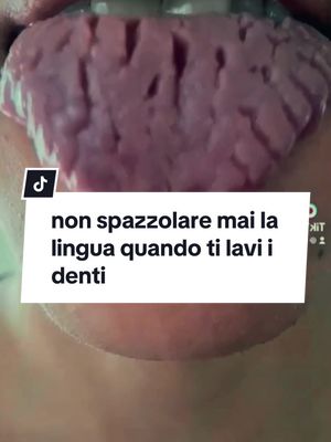 A post by @fatti_terrificanti on TikTok caption: non spazzolare mai la lingua quando ti lavi i denti… #terrificanti #orrore #consigli 