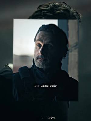 A post by @patyscoven on TikTok caption: the crm gave him a glowup 😋 | fake everything, props! | #theoneswholive #rickgrimes #andrewlincoln #fy #foru #editing #ae #patyscoven #towl #rickgrimesisback #wildestdreams #thewalkingdead 