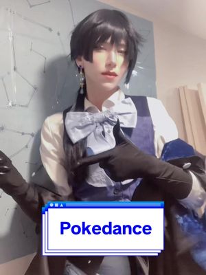 A post by @skei_x on TikTok caption: Noe me puso a bailar =_= 🌙✨ #pokedance #vanitasnocarte #vanitascosplay #anime #animeboy #manga #mangaboy #trend #dance #fyp #viral 