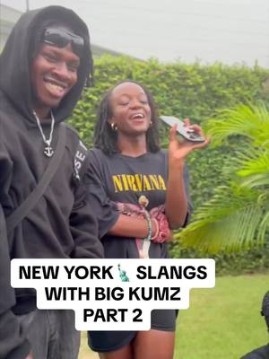 A post by @wehostlitparties on TikTok caption: INTERVIEW W/ @INTERNATIONAL KUMZ🇬🇭🌍 PART 2 @Esi❤️ x Sttw Worldwide #newyork #sttwworldwide #bigkumz #newyorkslang #mrshawtyme #esisamuels #ghana #internationalkumz🇬🇭🌍 #viral #dwpacademy #fyp #riri