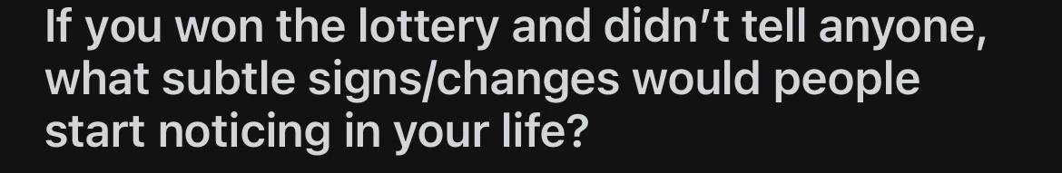 A post by @somereddithighlights on TikTok caption: If you won the lottery.. #reddit #redditstories #lottery #funny 