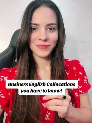 A post by @englishhanna on TikTok caption: BUSINESS ENGLISH COLLOCATIONS #eng #english #англійська #business #businessenglish #businessenglishvocabulary 