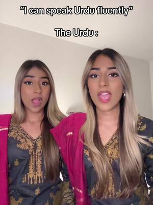 A post by @latiftwins on TikTok caption: when our mum tells us to start practising our urdu 😙 #fyp #foryou #twins #urdu #desitiktok #pakistani 