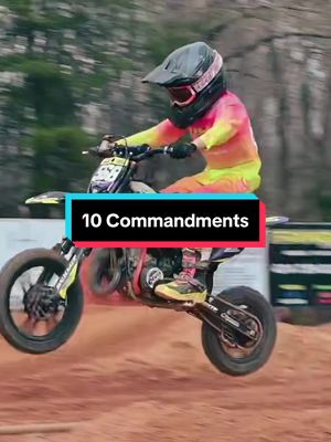 A post by @thomasfamilyracing on TikTok caption: 10 Commandments are dialed in #sx  #mx #motorok