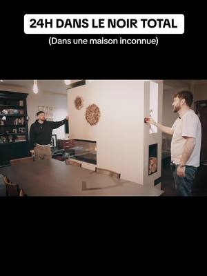 A post by @joycaledelire on TikTok caption: On a passé 24h dans le noir, dans une maison qu’on a jamais vu avant !