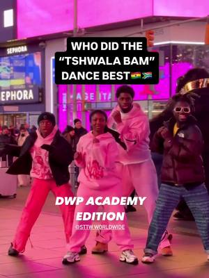 A post by @wehostlitparties on TikTok caption: WHO DID IT BEST 🇬🇭? TSHWALA BAM • DWP ACADEMY EDITION 📍 @Esi❤️ x Sttw Worldwide #tshwalabamichallange  #sttwworldwide #tshwalabami #grandees #mrshawtyme #esisamuels #ghana #newyork #viral #dwpacademy #fyp