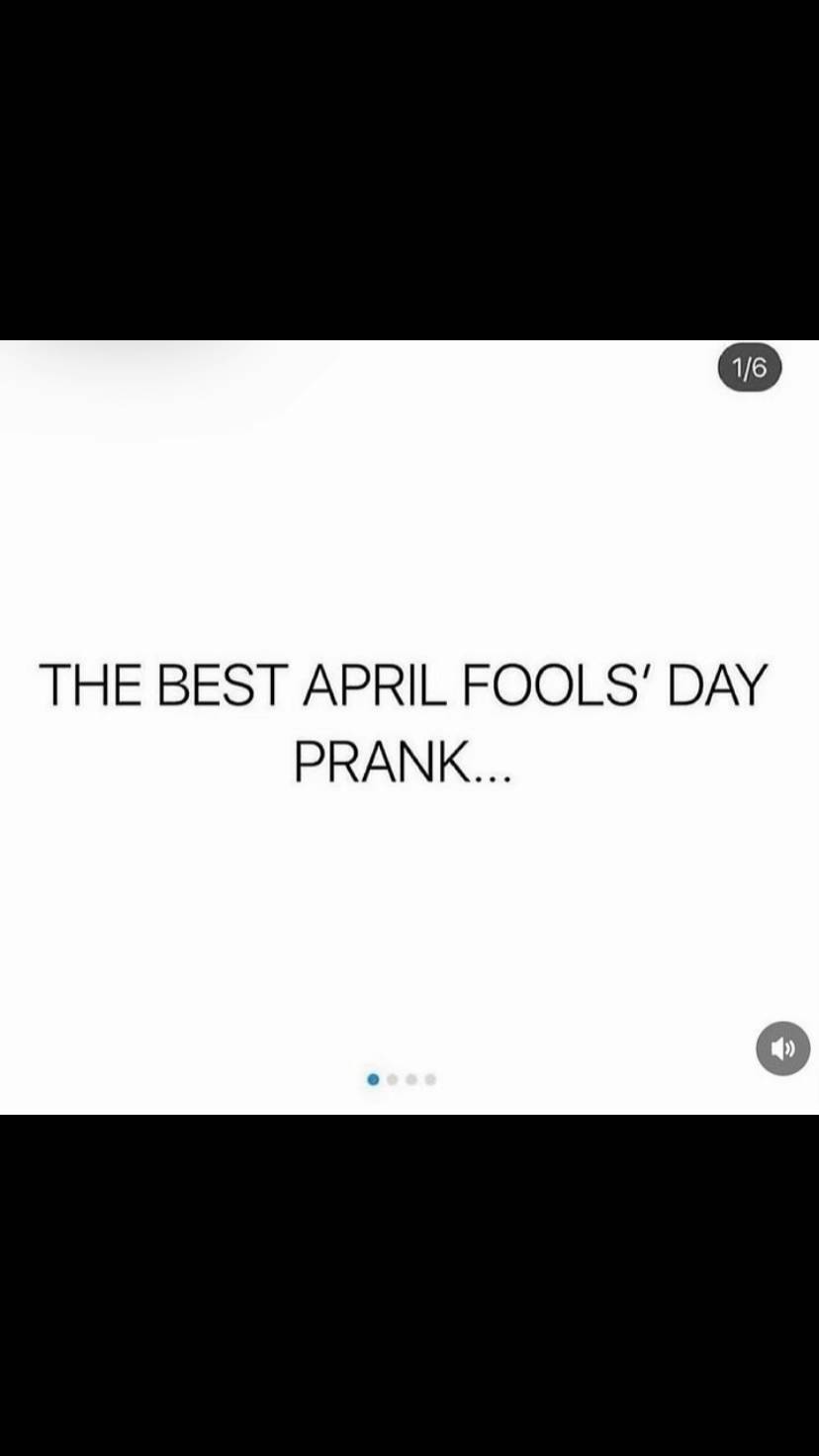 A post by @luvfiiti_ on TikTok caption: happy april fools guys lov you