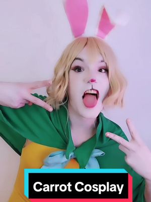 A post by @riskiardomarciano on TikTok caption: Garchuu!! En esta cuenta AMAMOS a Carrot. Iba a llegar para Pascua, pero Zoro le dio indicaciones #carrotcosplay #Carrot #carrotonepiece #onepiece #onepiececosplay #cosplay 