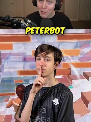 A post by @realjerian on TikTok caption: Is Peterbot ACTUALLY cheating? 🎯 #fortnite #peterbot #itsjerian #fyp 