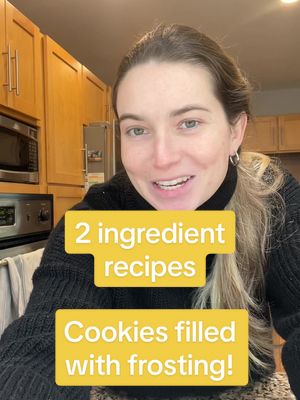 A post by @carolinecray on TikTok caption: We’re cooking up some frosting-filled cookies today with 2 ingredients!  #mastcellactivationsyndrome #mcas #mastcellactivationdisorder #mcad #oatmealrecipes #oatmeal #oatmealcookies #elecare #elecareformula #