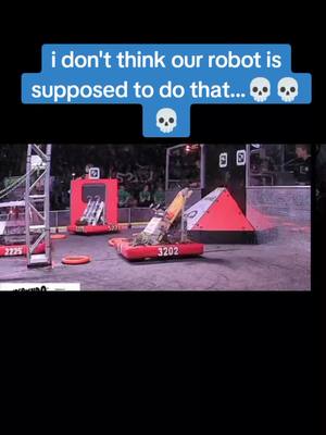 A post by @ac.beast on TikTok caption: #robotics #firstinspires #robotics2024 #oops #well #wtf 