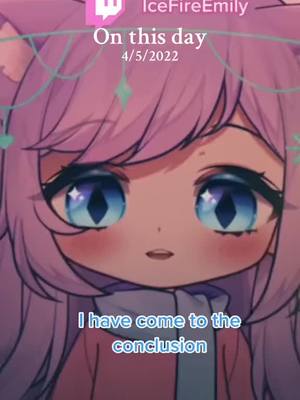 A post by @icefireemily on TikTok caption: Im just a babey #onthisday #icefireemily #vtuber #animegirl #vstreamer #live2d #vtubestudio #fyp #streamer #vtuberclips #vtubermemes #vtuberedit 