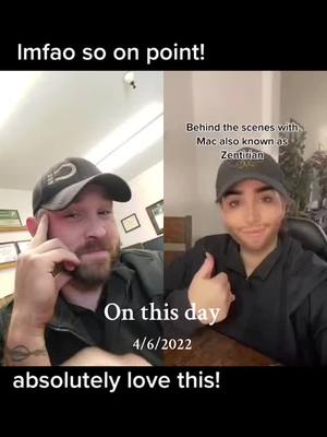 A post by @mac_zentirian on TikTok caption: #onthisday this will never get old! 🤣🤣🤣🤣 @D-Ana 😜 