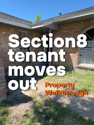 A post by @benbuyshouses on TikTok caption: Section 8 Tenant Moves Out #housing #section8investing #section8 #realestateinvesting 