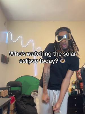 A post by @itsjus.zy on TikTok caption: Yall be safe out there! #fypシ #viral #trending #solareclipse 