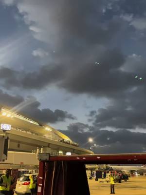 A post by @plane_nerds on TikTok caption: Lunar Eclipse at DFW airport 