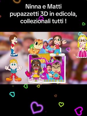 A post by @collectionisapassion on TikTok caption: #ninnaematti  pupazzetti 3D in edicola e on line sul sito www.collectionisapassion.it . Collezionali tutti!