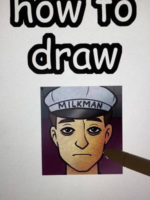 A post by @_kooleen on TikTok caption: bro puts the milk in milkman 💯💯 #milkman #howtodraw #kooleen 