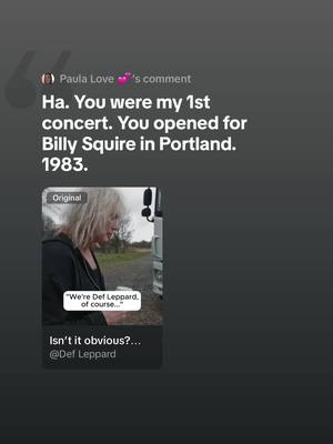 A post by @paulalove65 on TikTok caption: Commented on @‪Def Leppard’s post‬ 