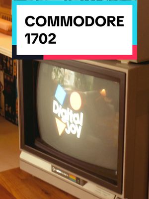 A post by @mrjackio on TikTok caption: The Commodore 1702 is the staple of my studio. Manufactured in 1983, in Japan, the technology inside still stands very strong even in 2024. #gear #analog #studio #decor #1983 #japan #animation 