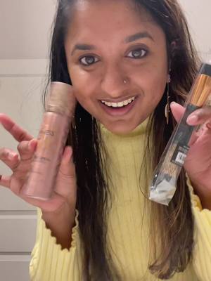 A post by @akmarsa1 on TikTok caption: Get ready with me Karthik concert with trending luminess Airbrush spray foundation 😍😍 ##luminessairbrushspray#luminess #makeup #karthikconcert #telugu #tamil #tiktoker#uae #usa #fyp#ottakaalana #uscat 