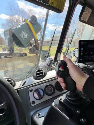 A post by @jaretbaughman on TikTok caption: Nice weathers back… ☀️ time for slammin’ and bangin’ #garbagetruck #trashtruck #curottocan #mack 