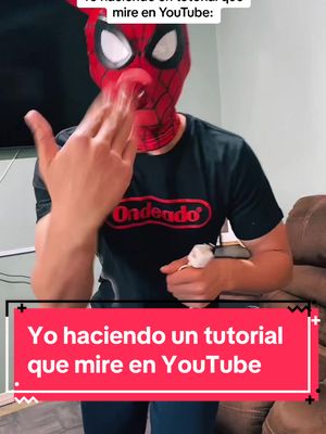 A post by @ian_wolf24 on TikTok caption: Yo haciendo un tutorial que mire en YouTube 😛#parati #fyp #viral #clipsdespiderman #Spidermanmemes #comedia #funny #foryoupage 