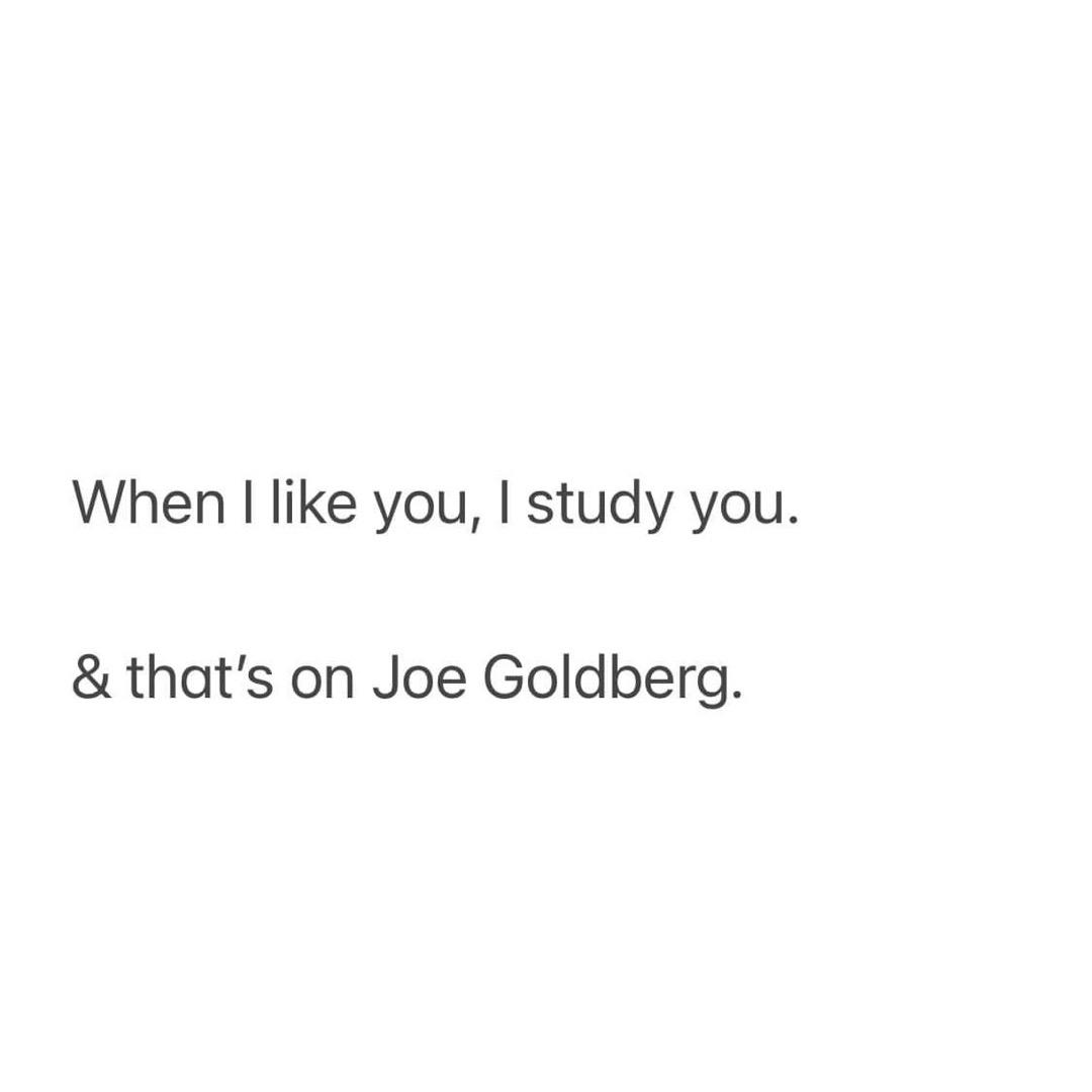 A post by @savedbyparis on TikTok caption: #joegoldberg #you #meme #netflix #netflixmemes #fyp #independentartist #indieartist #savedbyparis #arkansas #arkansasartists 