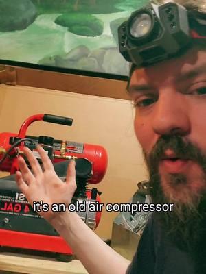 A post by @renwoodcrafts on TikTok caption: I swear, everything is always broken #DIY #aircompressor #workshop #fixit #advicetiktok #sendhelp #repair 