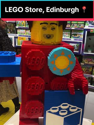 A post by @opie_wan on TikTok caption: LEGO Store, Edinburgh 📍 #lego #legotiktok #legostore #edinburgh #Scotland #opiewan 