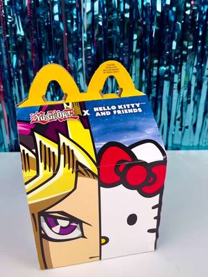 A post by @lilmisstoycollector on TikTok caption: More McDonalds #happymeal #hellokitty #yugioh #toys #unboxing 