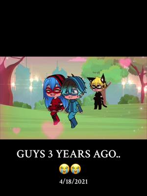 A post by @mlb_fannn on TikTok caption: I still cant belive its been 3 years since one of my furst videos posted on this account! #miraculous #gacha #MLB #fyp