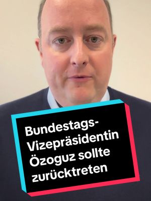 A post by @matthias.hauer.mdb on TikTok caption: Warum die Bundestags-Vizepräsidentin Aydan Özoguz zurücktreten sollte. #matthiashauer #özoguz #politik #politiktiktok #israel 