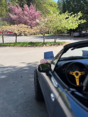 A post by @shoppulse on TikTok caption: Weathers getting nicer! Lifted miata is coming back out! #miata #liftedmiata #mechanic #mechanicsoftiktok #carsoftiktok 