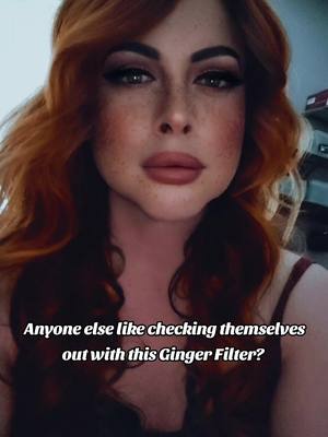 A post by @mikaelaville on TikTok caption: I see Red. #gingerfilter #trans 