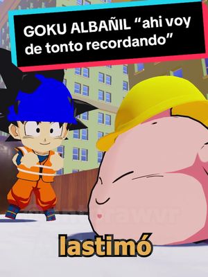 A post by @antorawvr on TikTok caption: Goku Albañil enoja al jefe xD “ahi voy de tonto recordando y nunca paro” xD. Voz Goku: @Zona Meme #fyp #parati #goku #dragonball #dragonballz #goku #vrchat #meme #desmadre #gohan #parodia #metaverse #vegeta