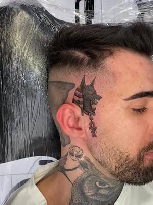 A post by @kadett_d83 on TikTok caption: Anubis tattoo #tiktok #fly #tattooartist #tattooideas #tatuagem 