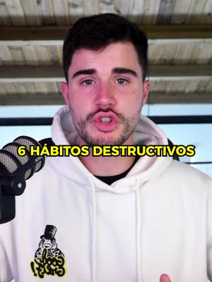 A post by @raulmorcillo1 on TikTok caption: 6 hábitos destructivos que te mantienen lejos de tus metas El primer paso es reconocerlo. 1 Adicto a las redes sociales y al scroll infinito. 2 Posponer la alarma. 3 Nada más levantarte coger el móvil y empezar a perder el tiempo. 4 Buscar culpables en todos lados. El único responsable de tu vida eres tú. 5 No saber decir que NO.  6 Vivir esperando el momento perfecto. Sígueme para más valor. 👇 Fuente: @Pedro Buerbaum 