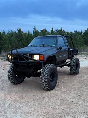 A post by @kylesprouse0 on TikTok caption: Issa “toyota”  New rigs gonna be rowdy 😈.   #toyota #pickup #sas #ls #lsswap #offroad #rockcrawler #fyp #lsswaptheworld   